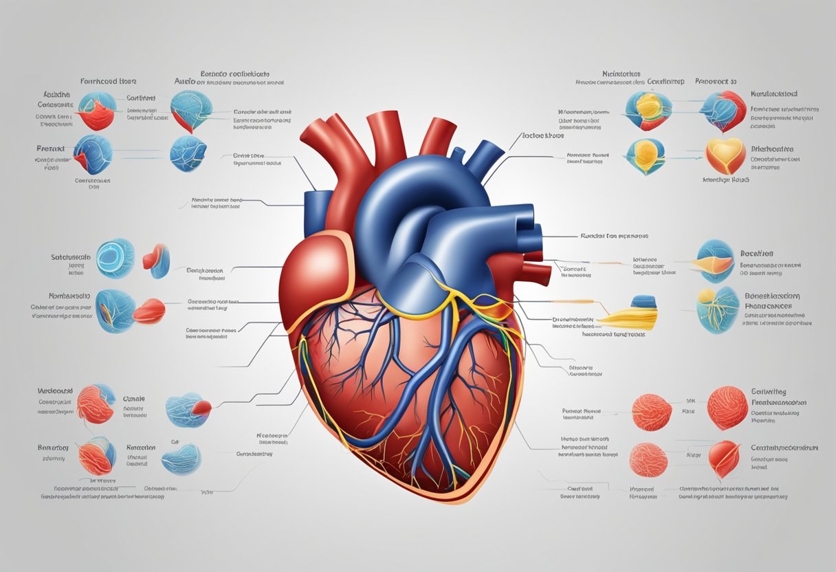 Heart beating faster, blood vessels constricting, adrenaline flowing, and increased cardiac output
