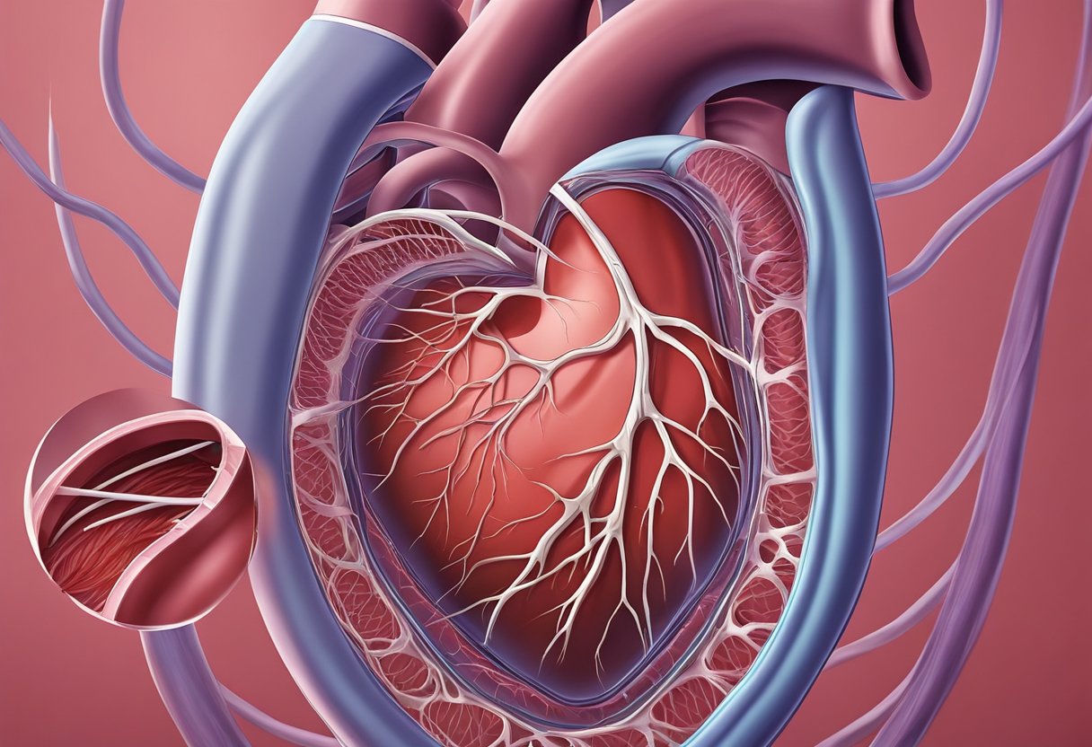 A heart stent is inserted into a narrow artery, opening it up and allowing blood to flow freely through the heart