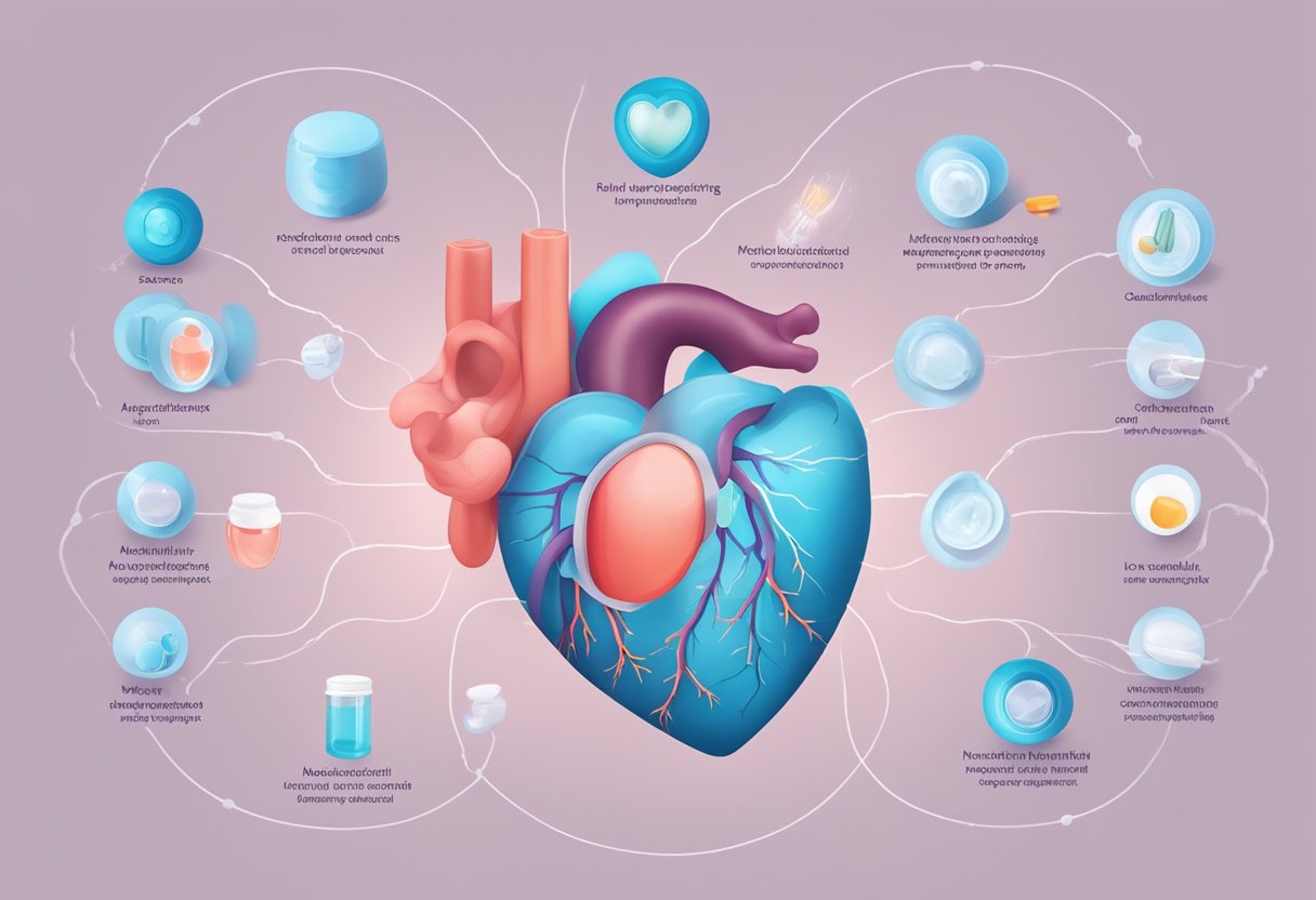 NSAIDs blocking prostaglandins in heart, causing fluid retention. Risk management includes monitoring symptoms and adjusting medication