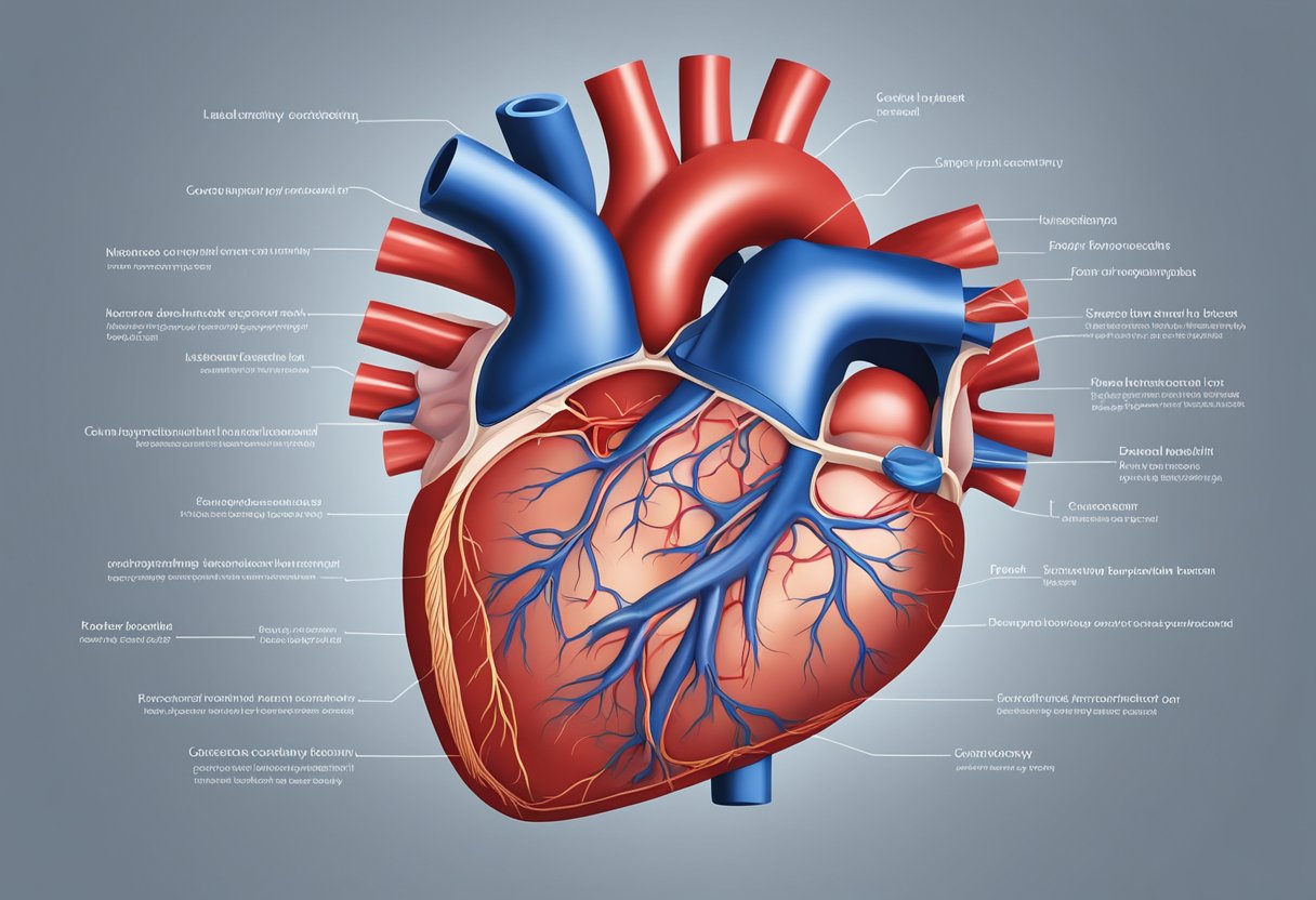 A healthy heart pumps oxygenated blood through the circulatory system, ensuring proper function and overall health