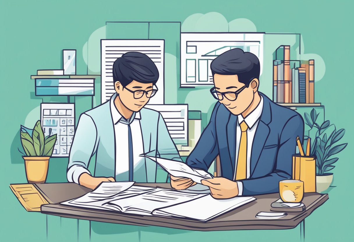 A person in Singapore is applying for a money lender license