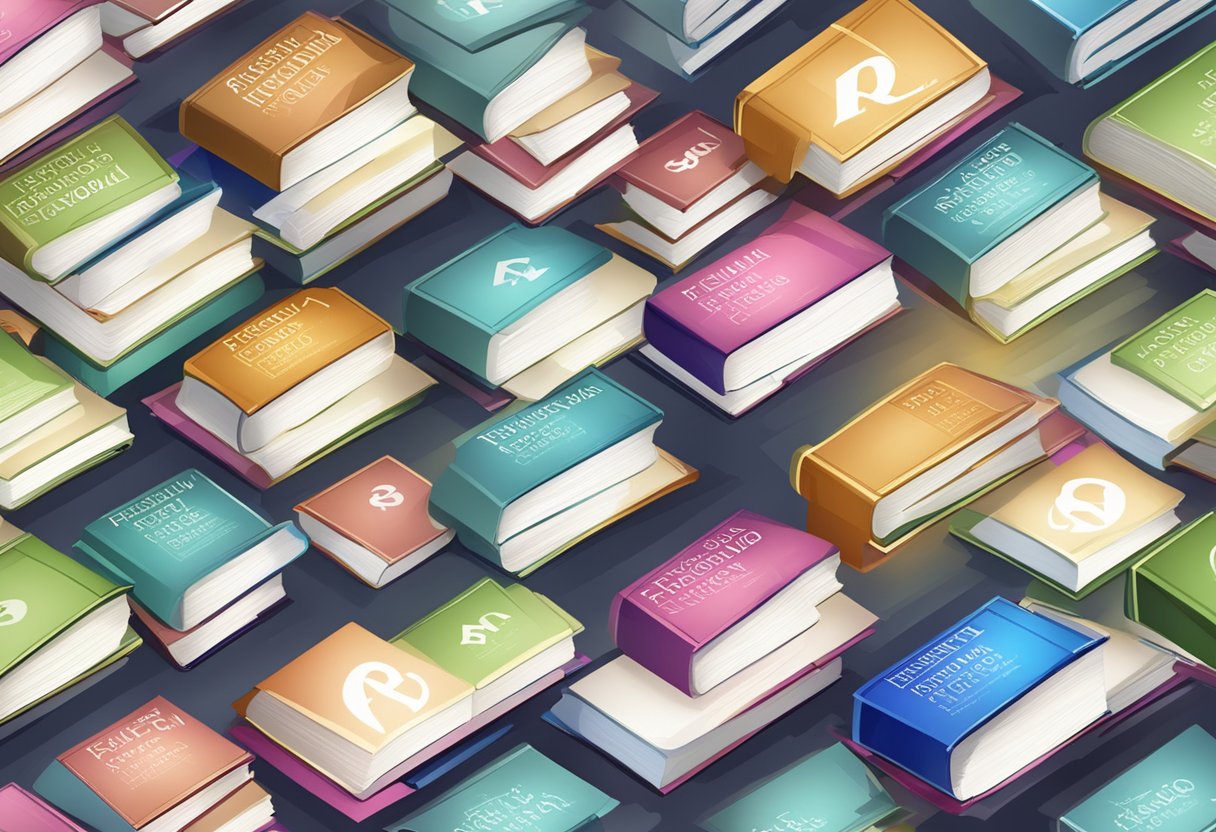 A stack of medical books with "Frequently Asked Questions" and "EP" abbreviations, related to cardiology, displayed prominently