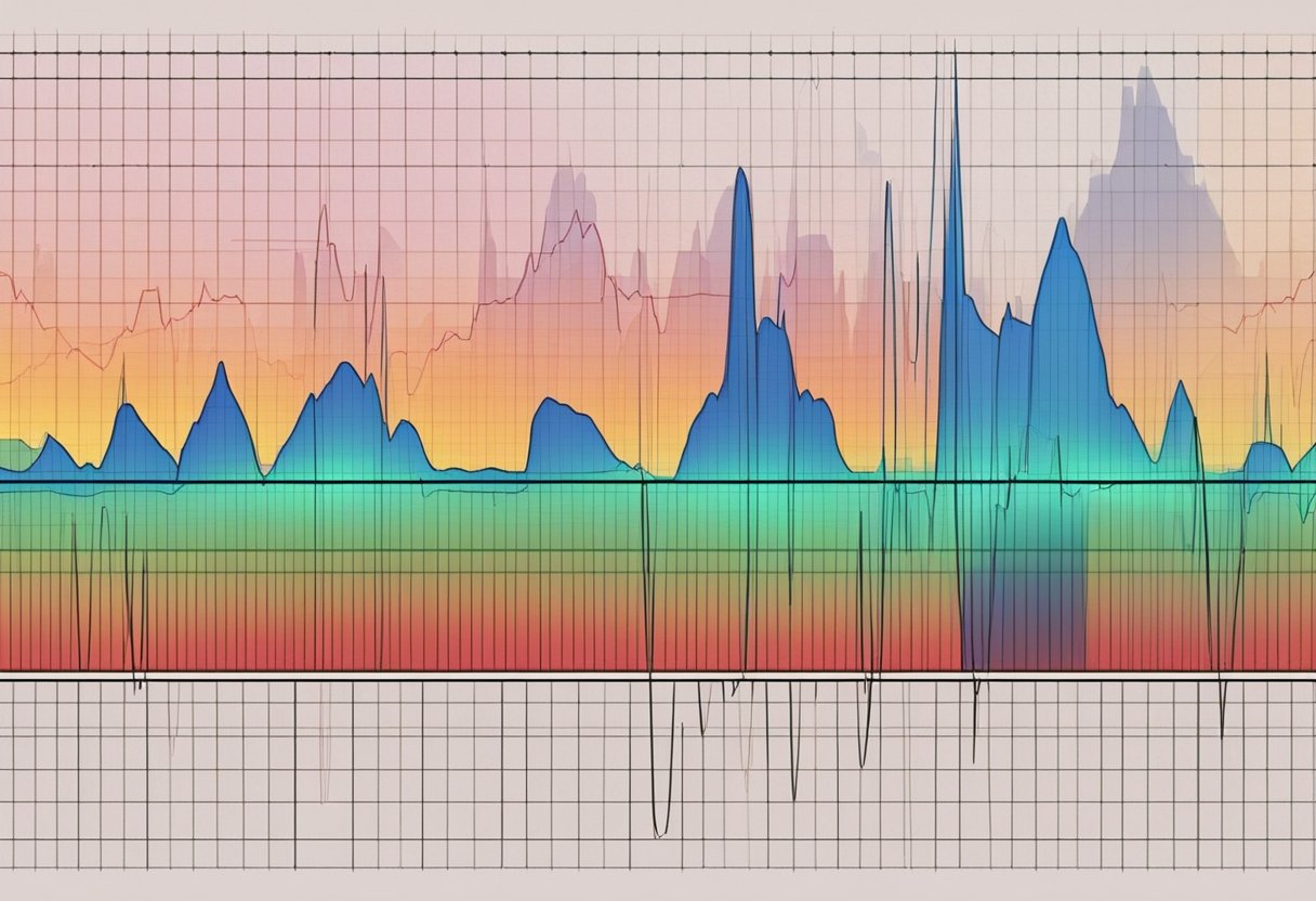 A heart monitor displays a third degree heart block ECG pattern with clear and distinct waveforms
