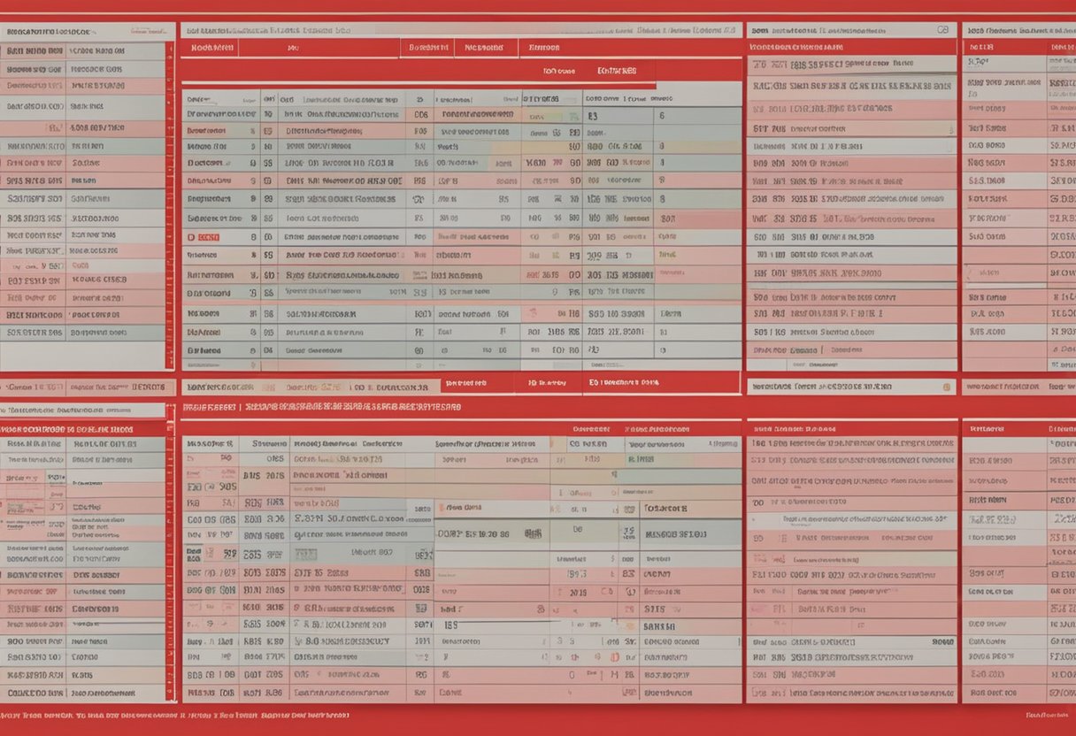 The ban list for money lenders in Singapore is displayed on a digital screen, listing the names of prohibited lenders in bold red letters