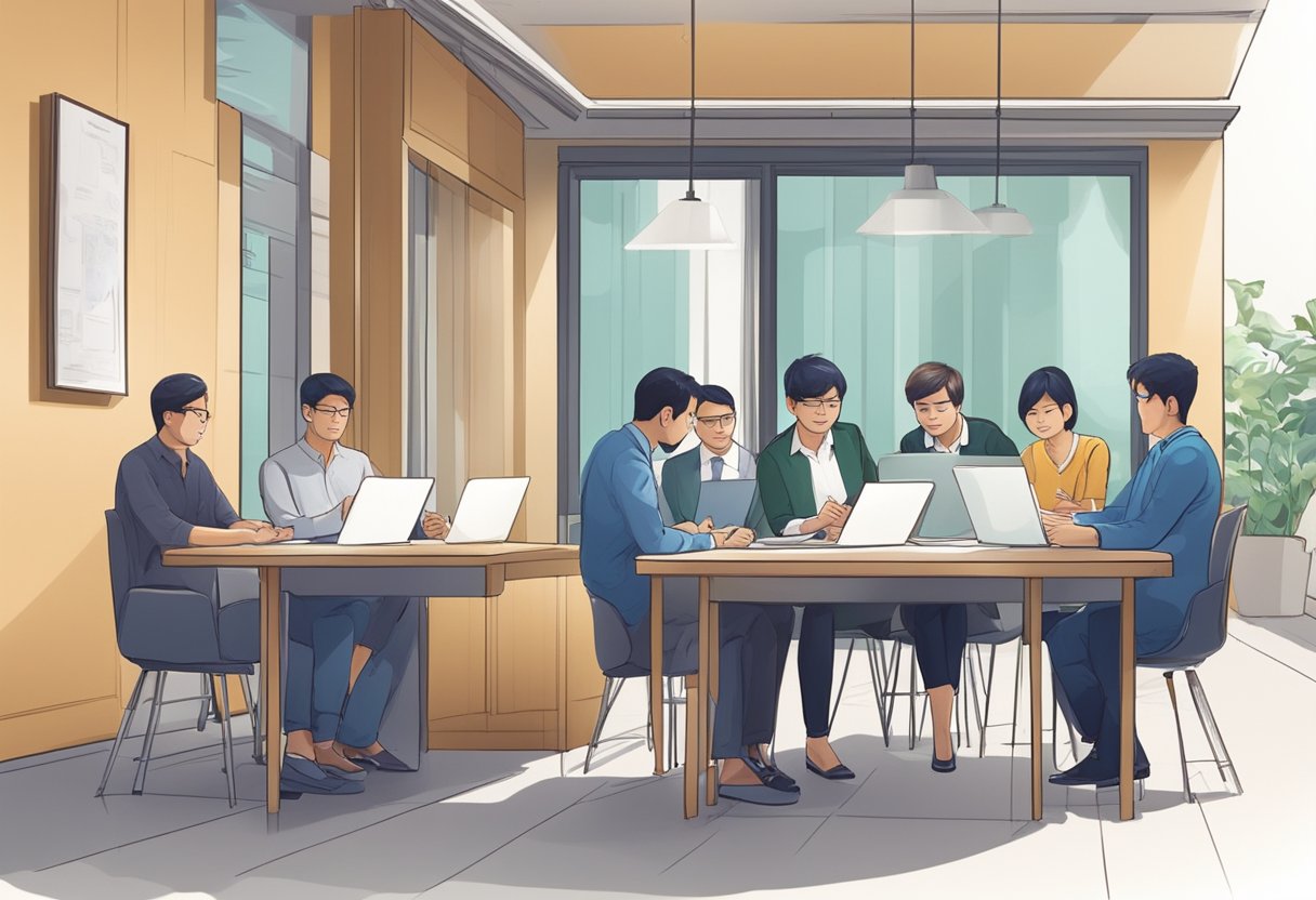 Potential borrowers submit documents to money lenders in Singapore. They wait for approval and receive funds upon meeting eligibility criteria