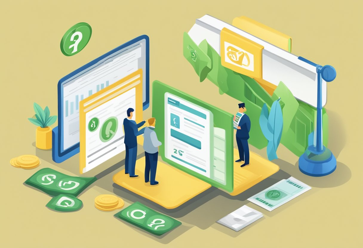 Three licensed money lender logos displayed on a webpage with "Frequently Asked Questions" header