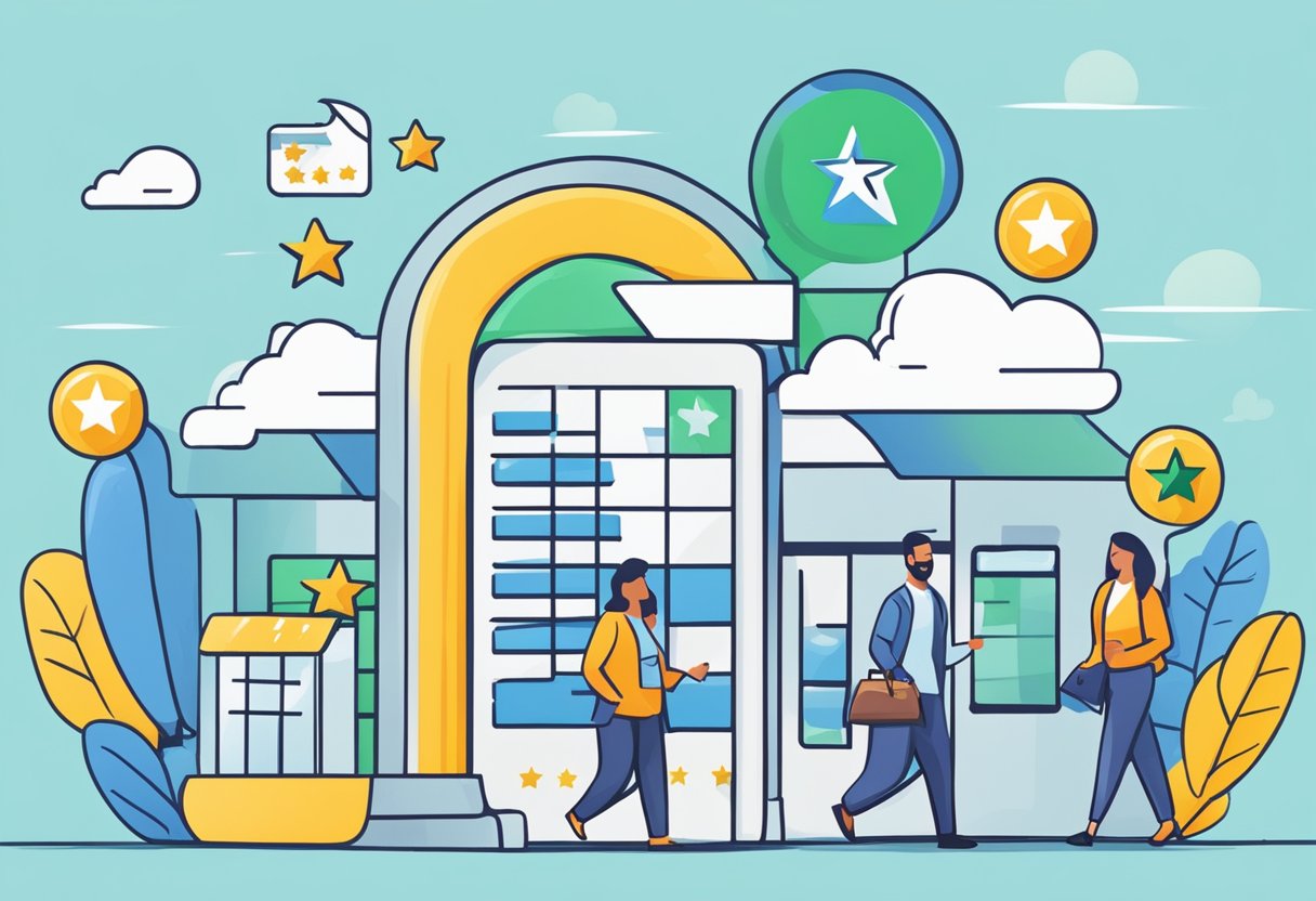 Customers leaving positive reviews on Google for a quick credit money lender