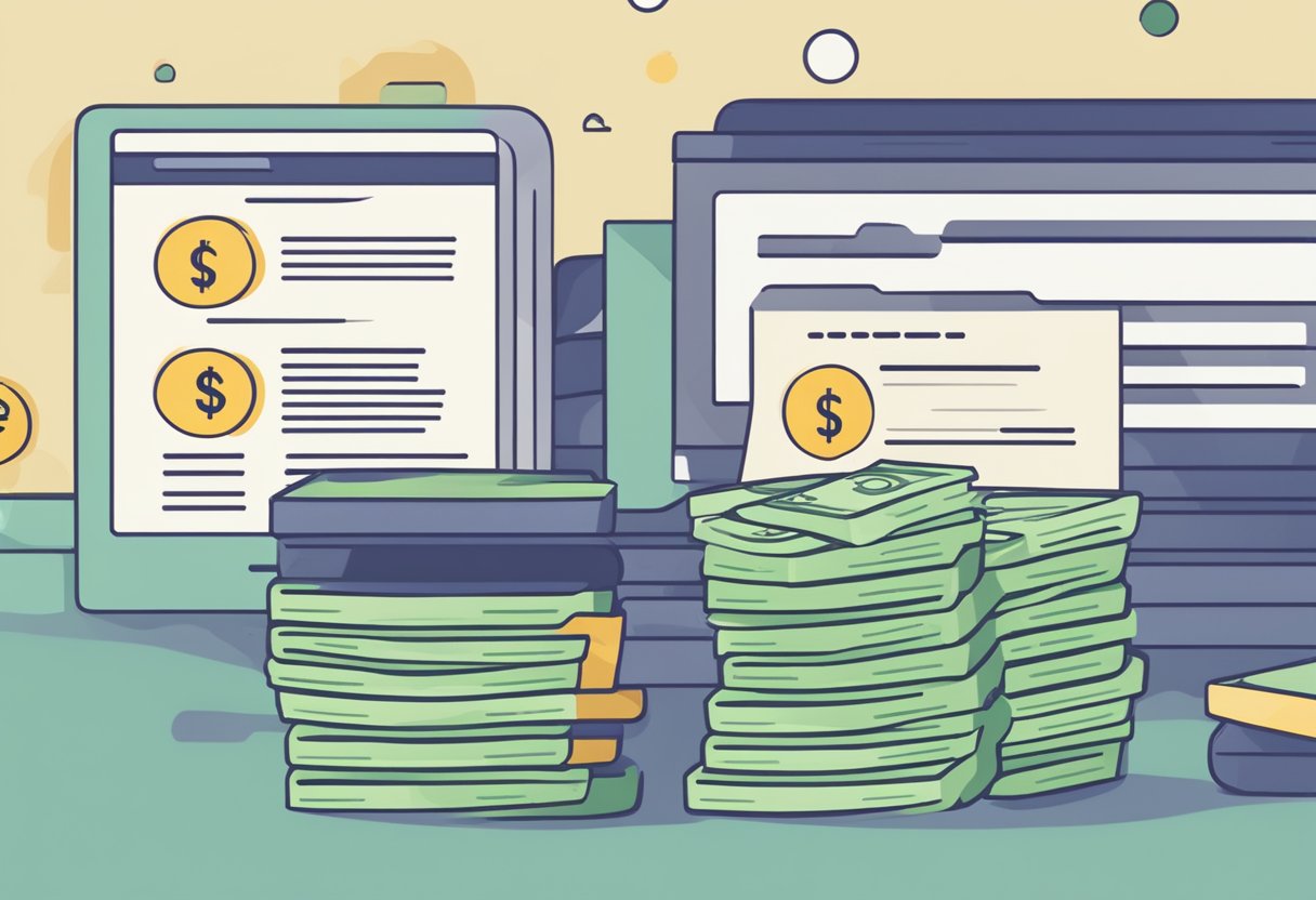 A stack of money lending FAQs displayed with a "credit assist money lender" header