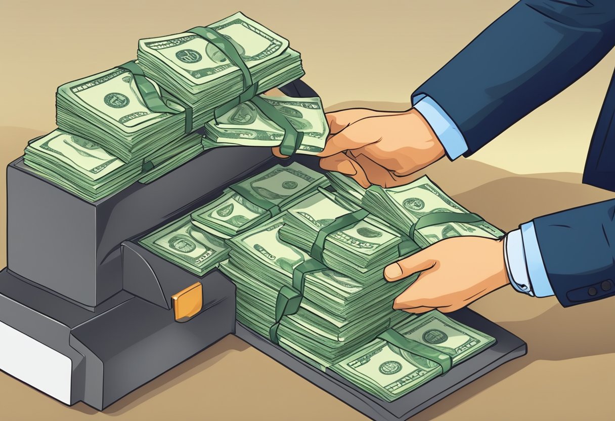 A person receiving money from RTG Credit or a licensed moneylender
