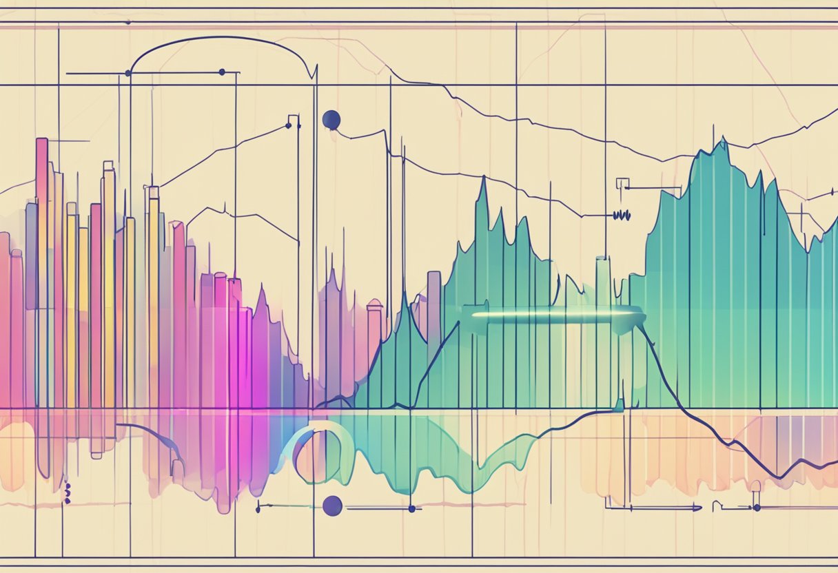 A heart rate monitor beeping rapidly, with a graph showing spikes