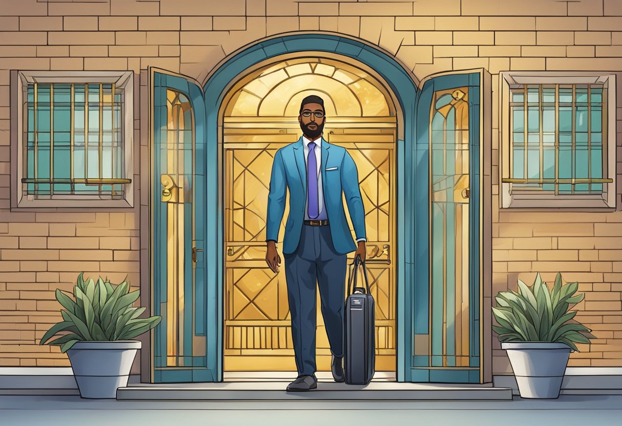 A licensed money lender is barred from entering Blessed Grace