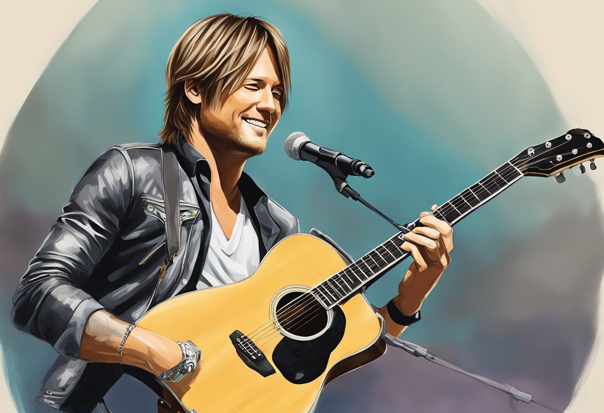 Keith Urban's early life in Australia, learning guitar and performing in local clubs. His rise to fame through hard work and dedication, leading to international recognition