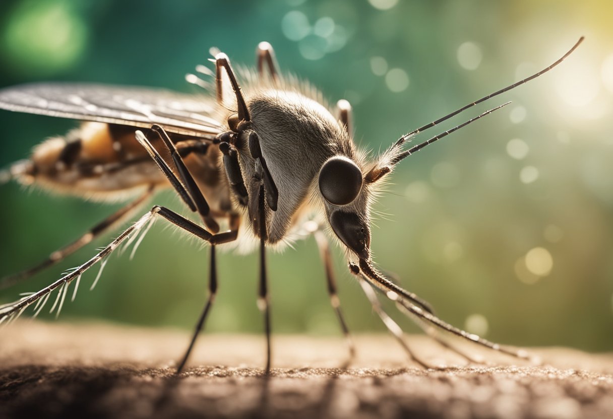 A mosquito carrying the FAQ virus infects a pig, the vector for Japanese encephalitis