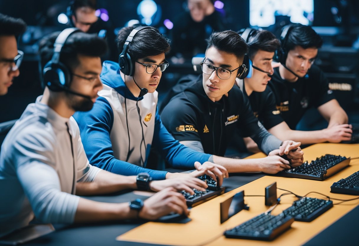 Top esports players strategize using data analysis, communication, and adaptability to win. They focus on game mechanics, opponent patterns, and team synergy