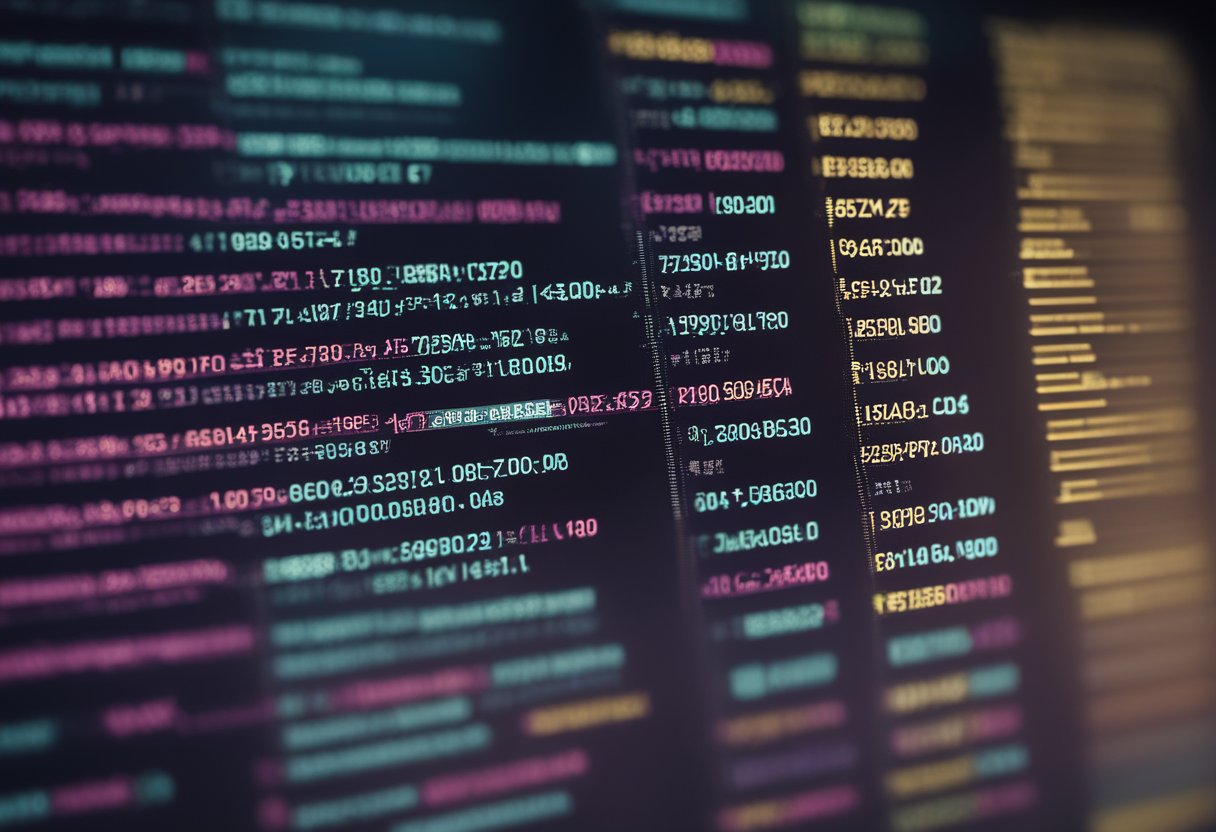 A computer screen displaying a "Frequently Asked Questions" page with various cryptocurrency exchange rates listed
