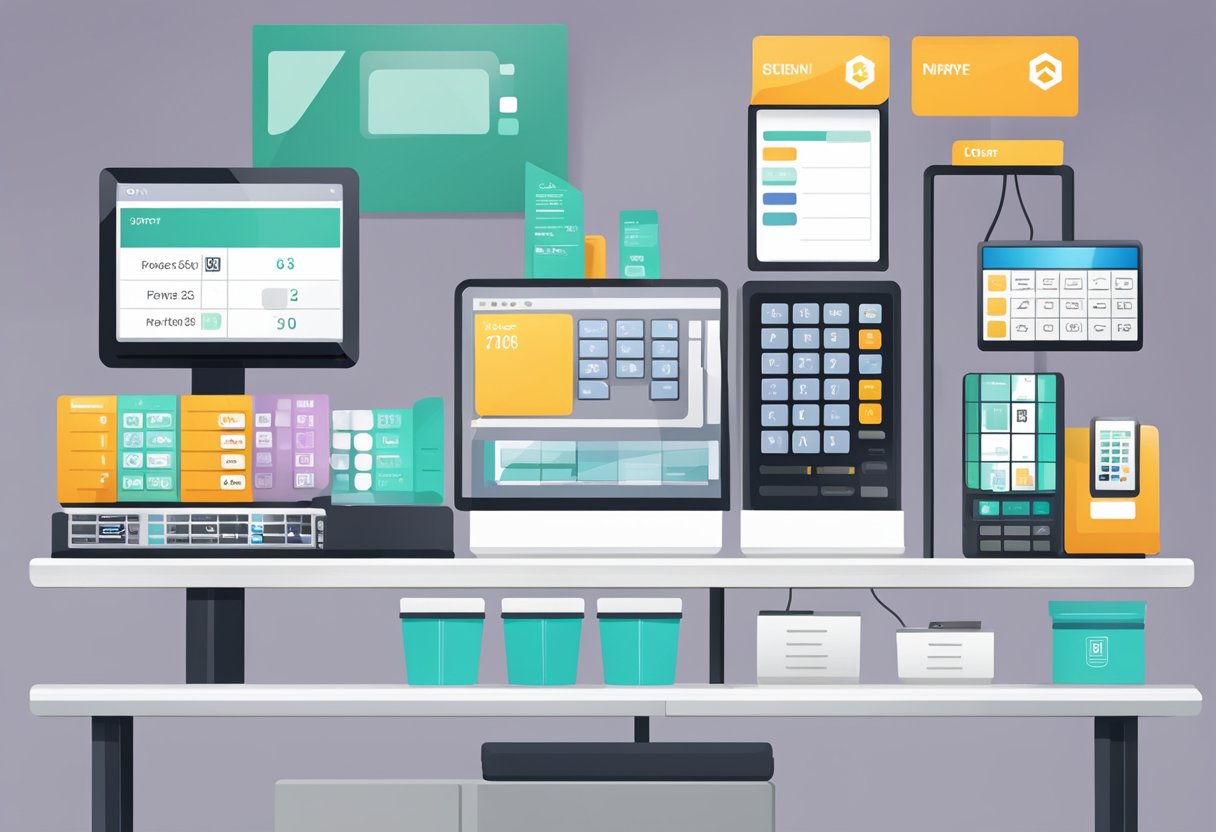 A modern POS system with no monthly fee, featuring a sleek design and user-friendly interface