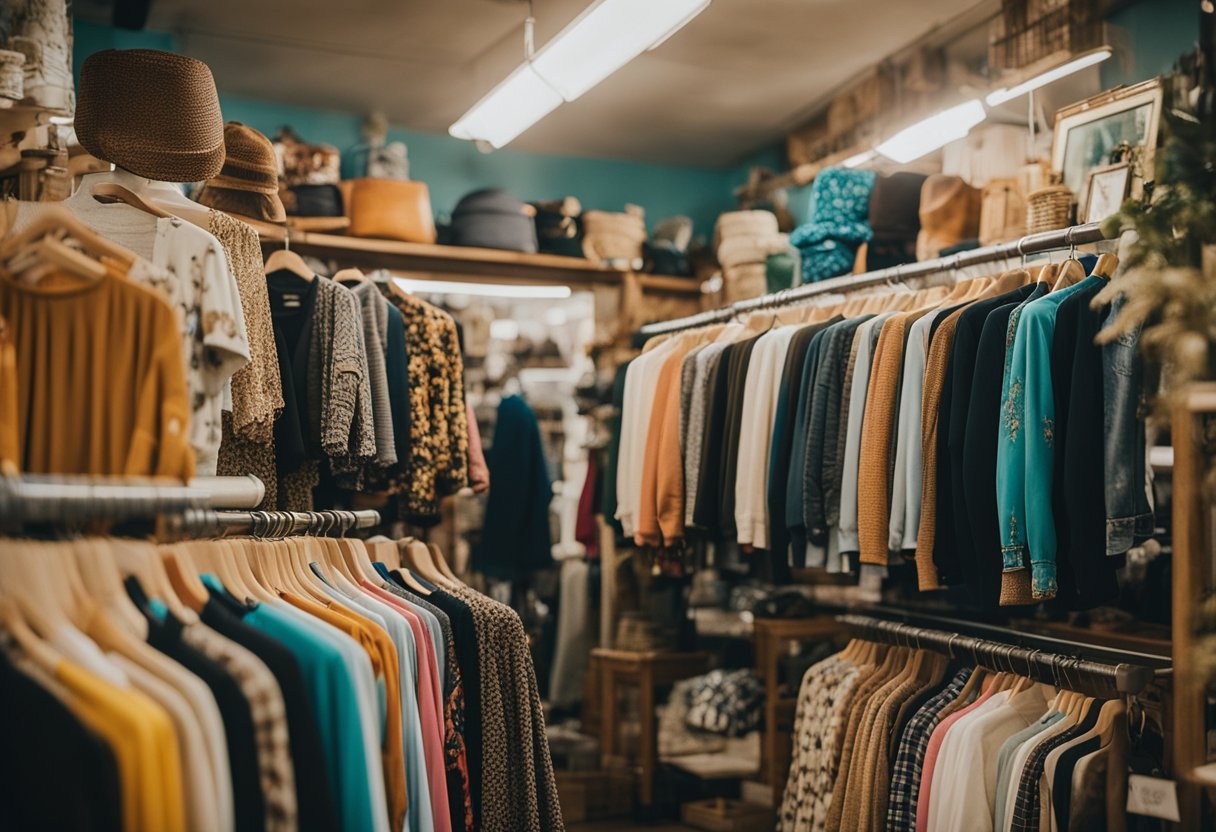 The bustling aisles of Niche and Specialty Thrift Shop in Chicago are filled with a colorful array of vintage clothing, unique home decor, and one-of-a-kind knick-knacks