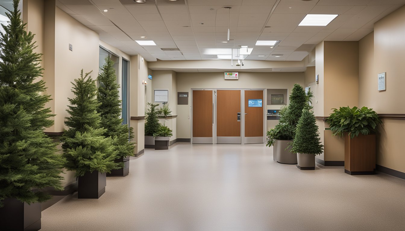 Evergreen Hospital's Acute Rehab floor in Kirkland WA, depicts a patient-centered care approach, focusing on restoring trauma abilities