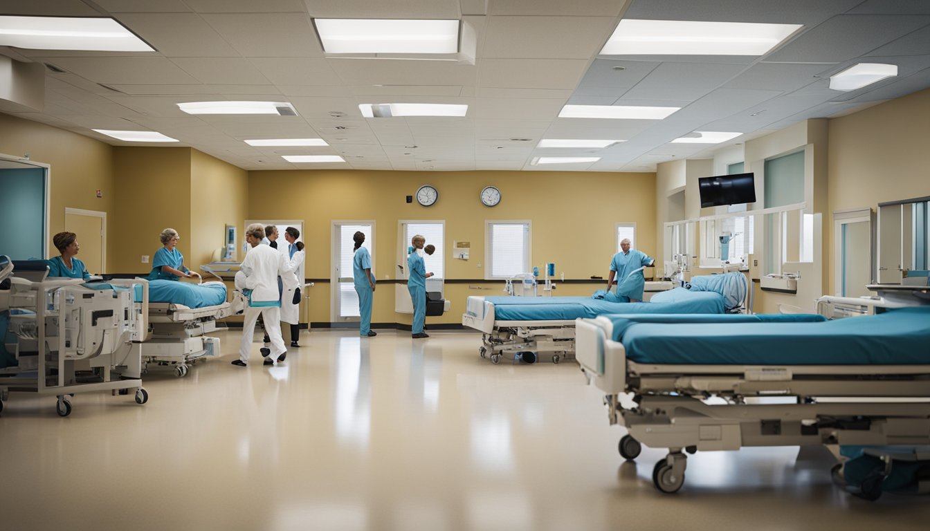 Evergreen Hospital's Acute Rehab floor buzzes with activity as staff and patients work together to restore abilities after trauma