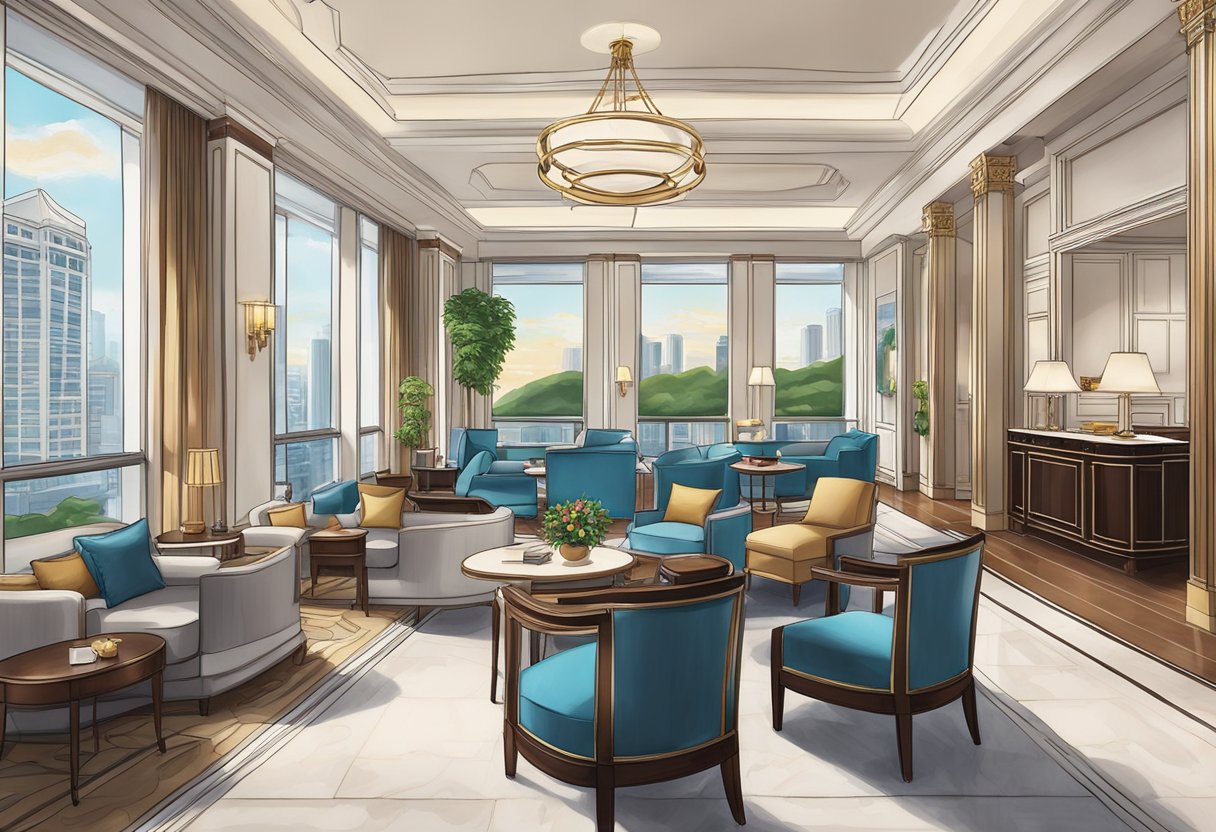 The Intercontinental Singapore hotel offers luxurious services and a prime location in the heart of the city, with modern amenities and stunning views