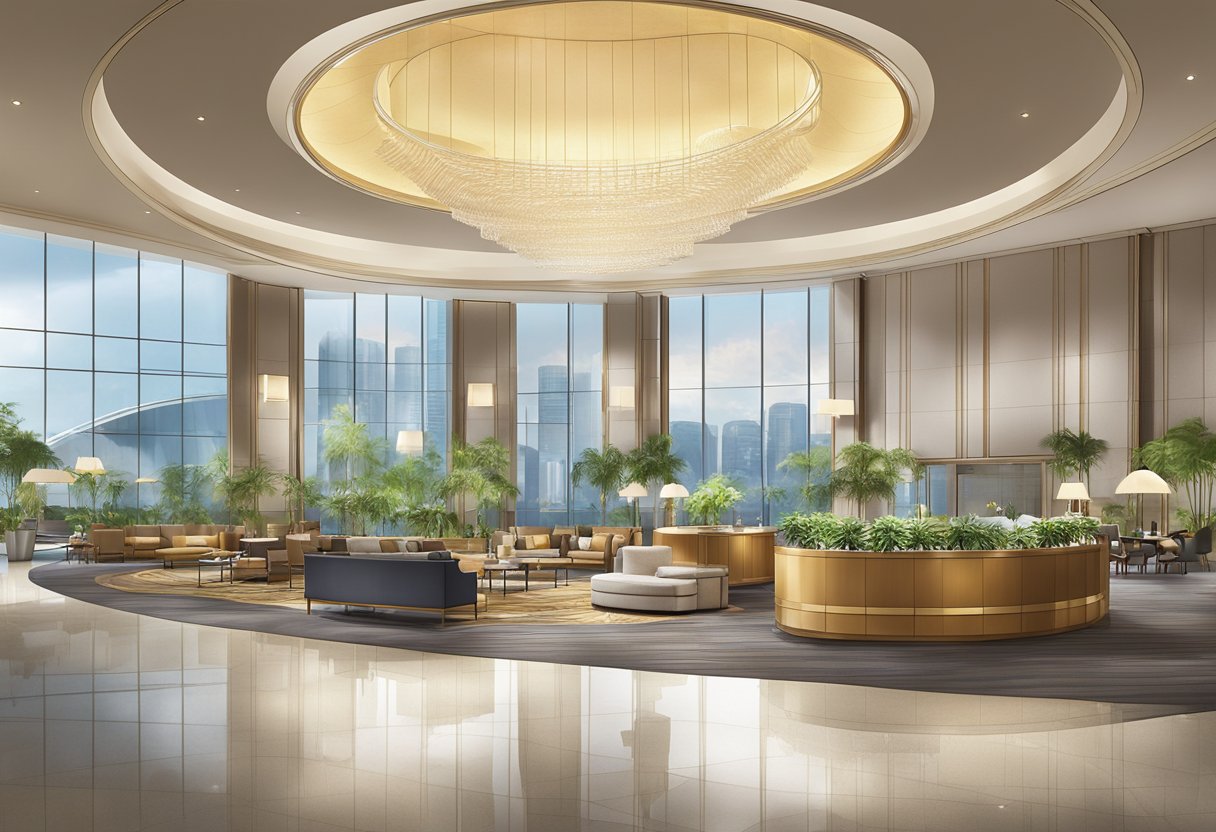 The Pan Pacific Singapore is easily accessible, with a spacious lobby and modern design