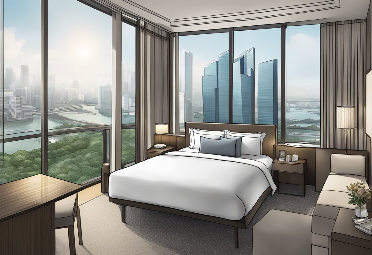 The Westin Singapore hotel offers stunning views of the city skyline and provides top-notch services to its guests