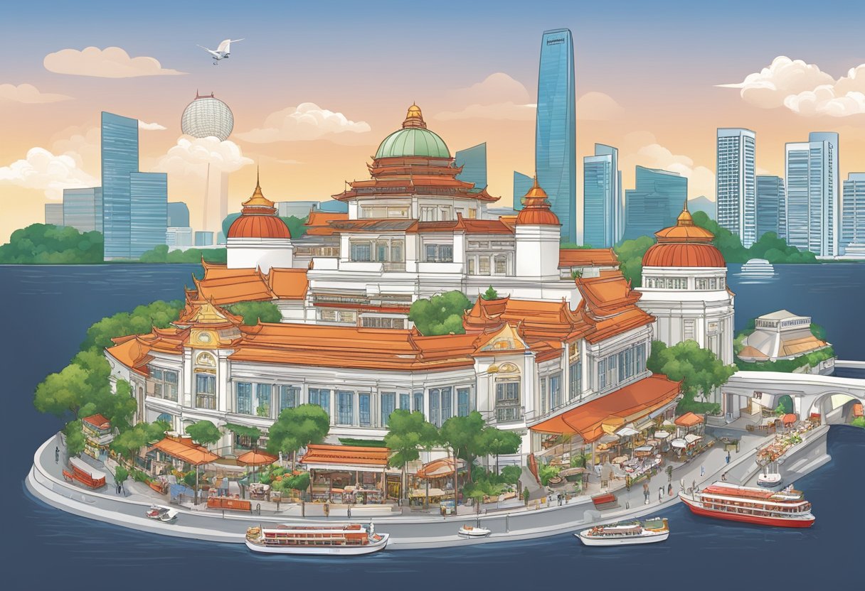 The Michelin Guide Singapore features iconic city landmarks and diverse culinary scenes
