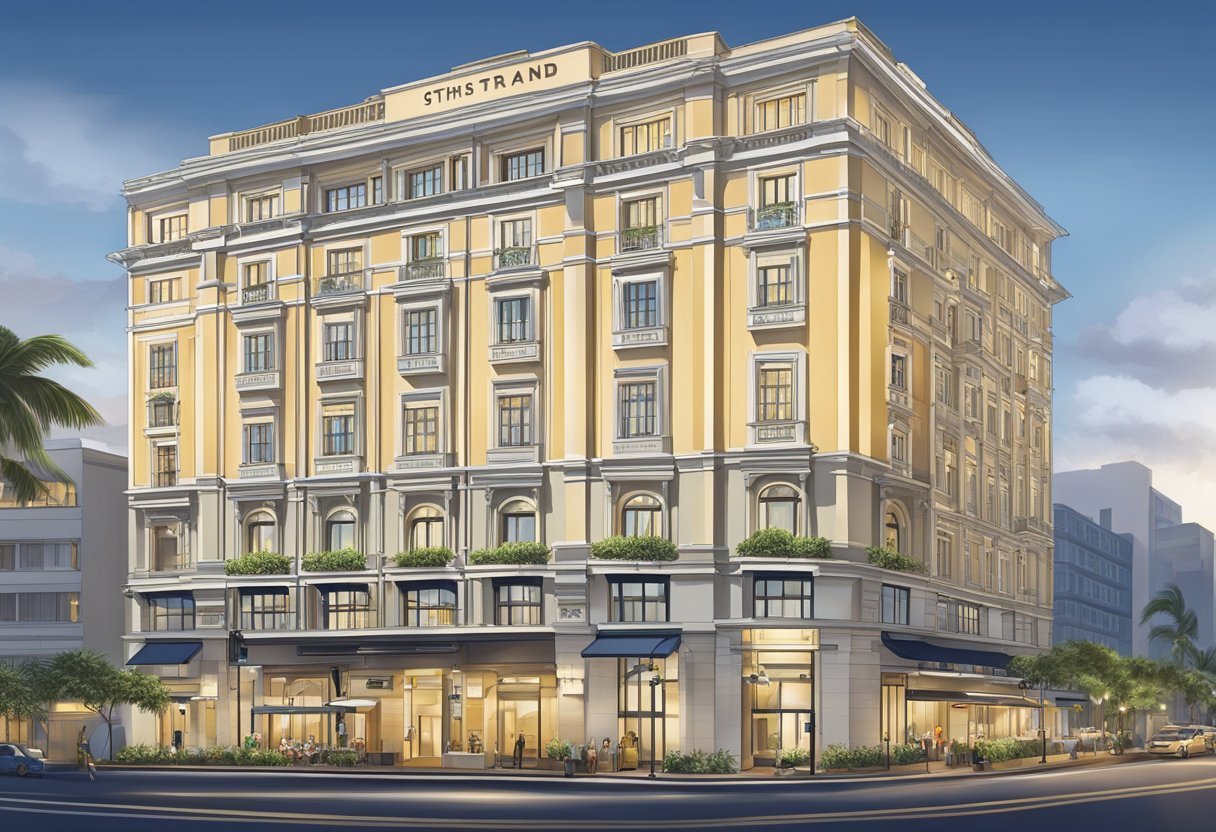 The Strand Hotel in Singapore, with its modern architecture and luxurious amenities, provides a comfortable and stylish accommodation option for travelers