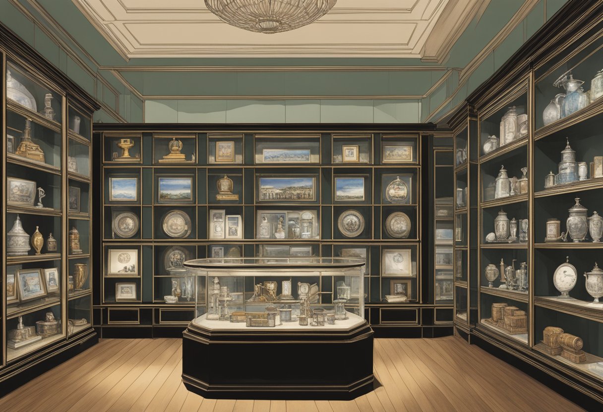 The Singapore Recreation Club's rich history and heritage are depicted through vintage photographs, trophies, and memorabilia displayed in glass cases