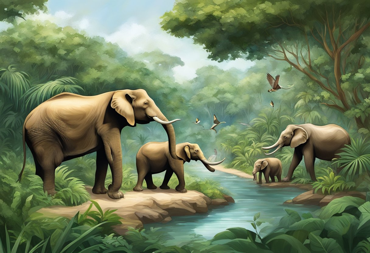Animals roam freely in lush, natural habitats at the Singapore Zoo