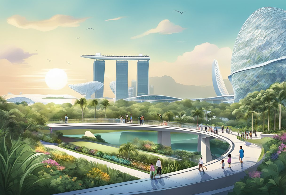 Marina Gardens Drive at Gardens by the Bay, Singapore