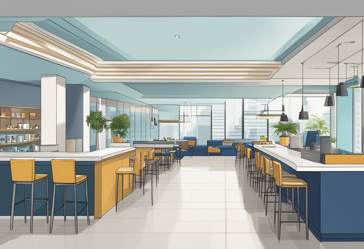 The Novotel Singapore FAQ section features a clean, modern design with clear, easy-to-read text and simple graphics