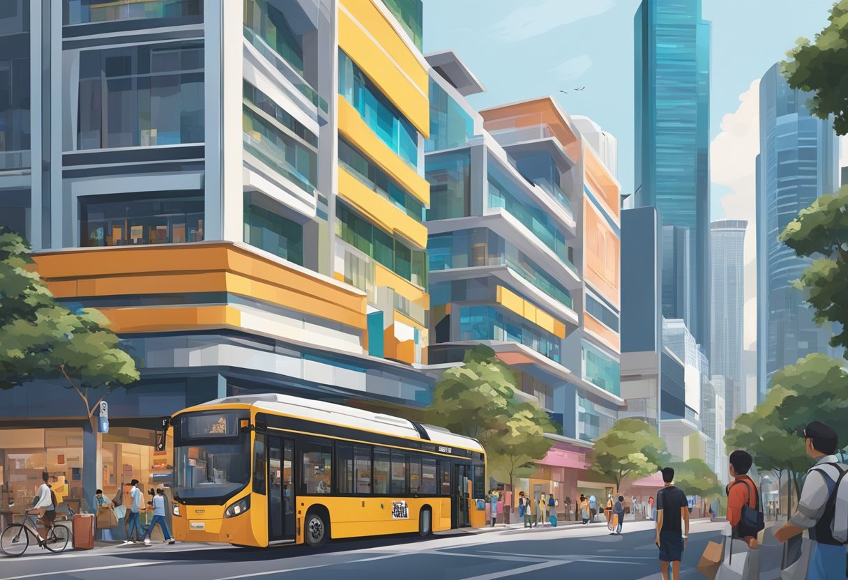The bustling streets of Singapore are adorned with the iconic North Face store, its sleek and modern facade standing out amidst the vibrant cityscape