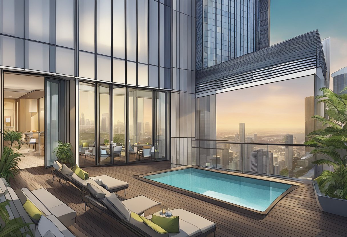 The Oasia Hotel Singapore offers various accommodation options, including spacious rooms with modern furnishings, luxurious amenities, and panoramic views of the city skyline