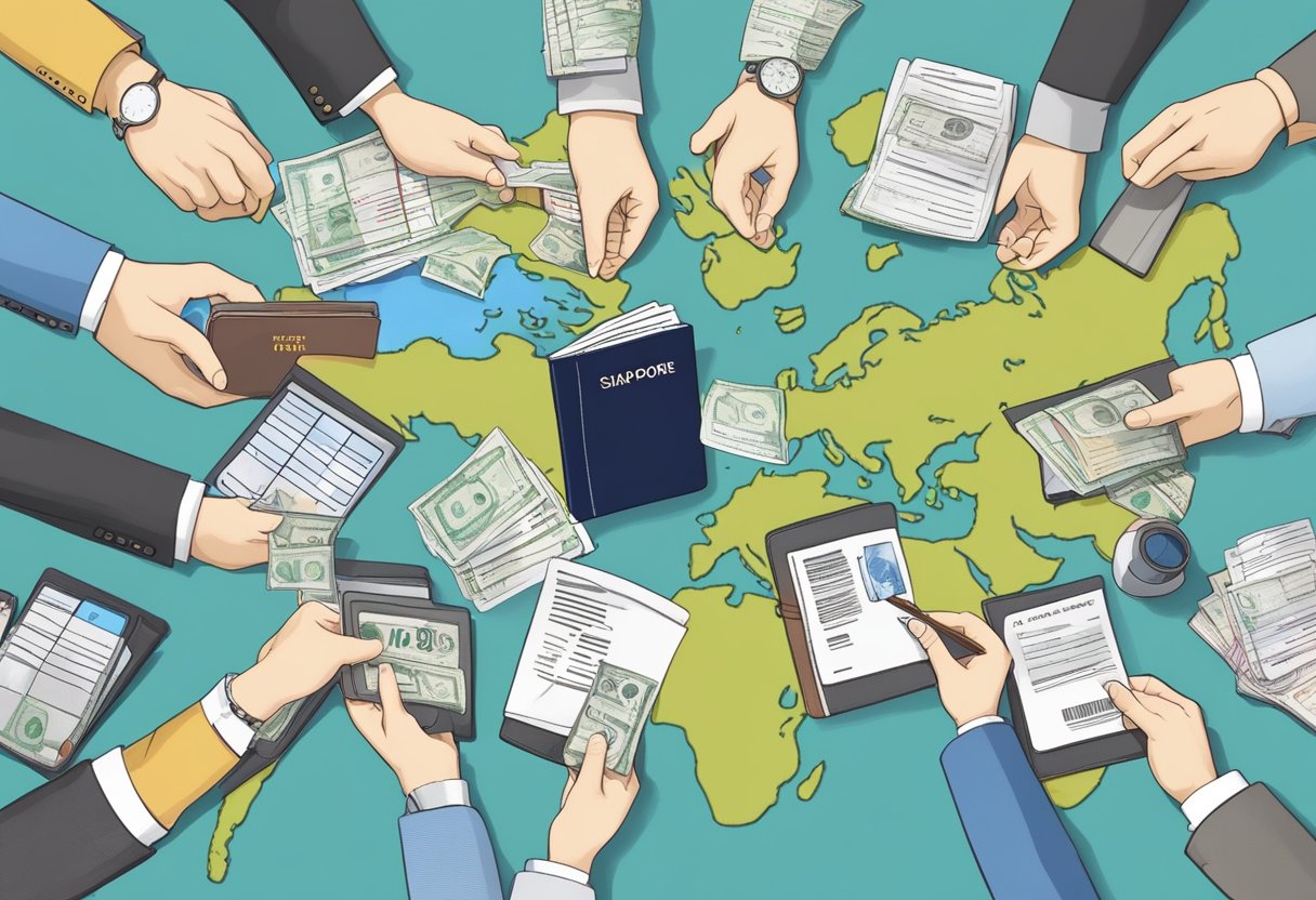 A Singapore PR holding a passport, paying taxes, and following laws