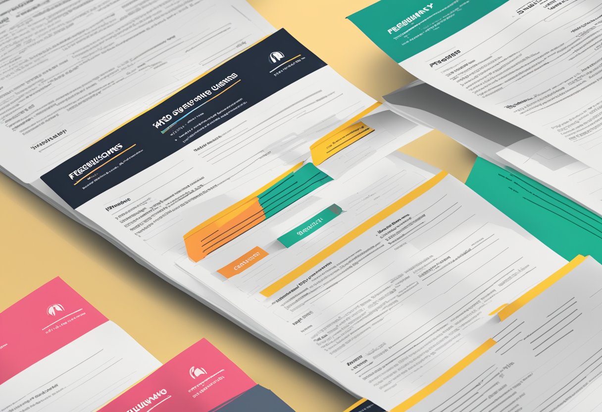 A stack of FAQ sheets with "Frequently Asked Questions MSF Singapore" printed on top