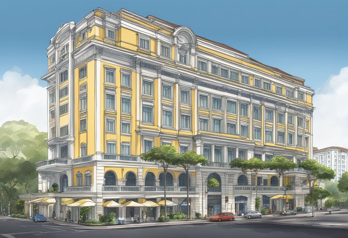 The Singapore 81 Hotel Palace is easily accessible, with a grand entrance and modern architecture