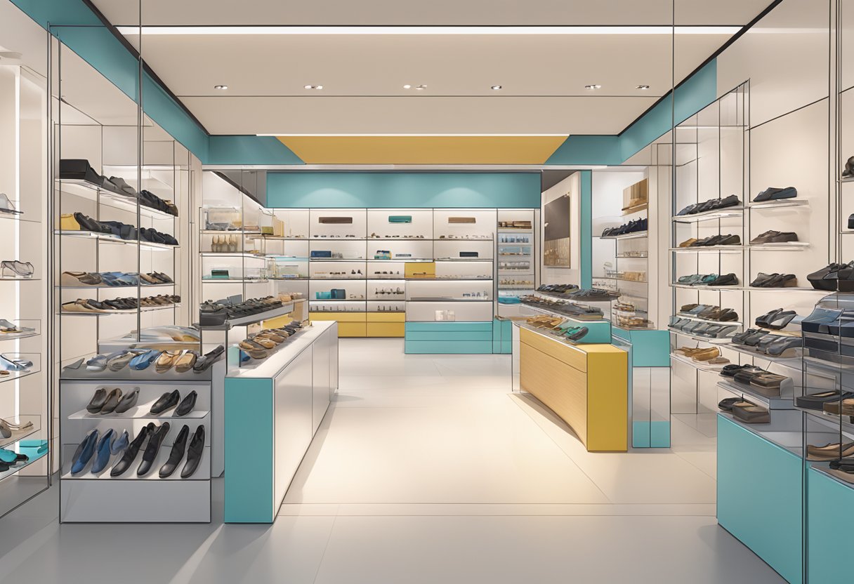 A bustling Owndays Singapore store with modern eyewear displays and a sleek, minimalist interior design