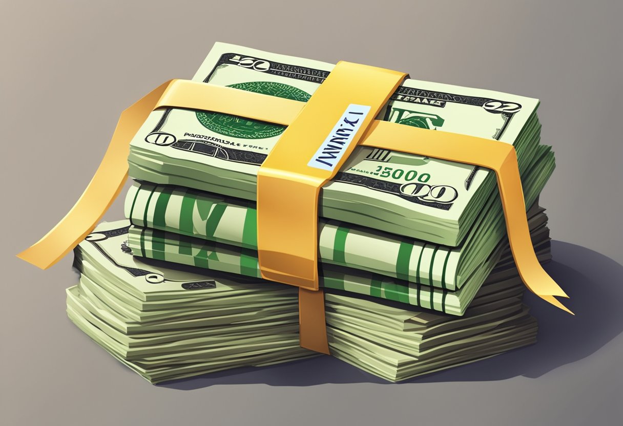 A stack of money with the words "Frequently Asked Questions" and "Money Max Singapore" written on it