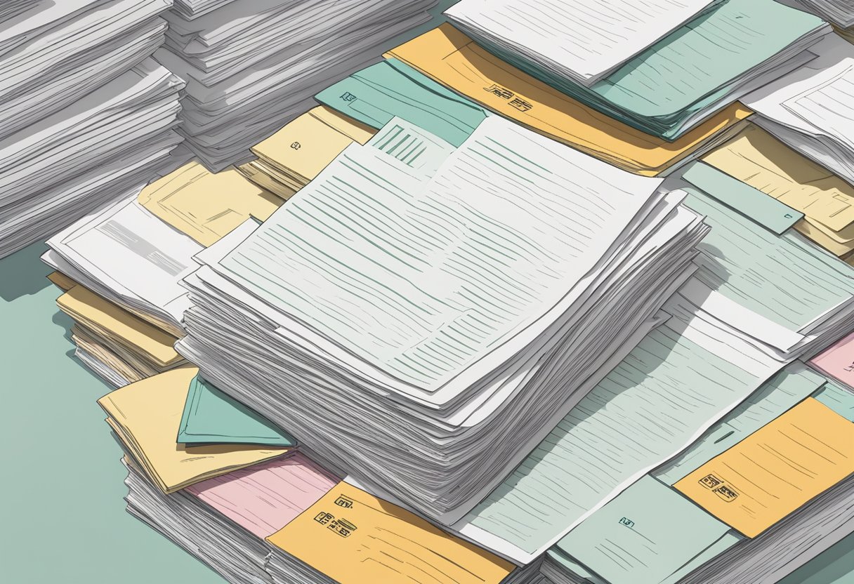 A stack of papers with "Frequently Asked Questions obituary singapore" printed on top