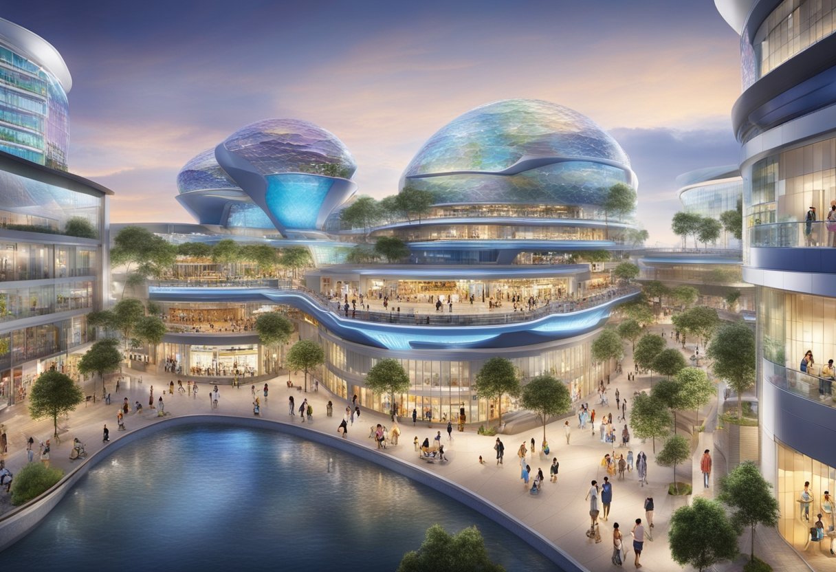 The bustling Vivo City in Singapore offers a range of amenities and services, from retail shops and restaurants to entertainment options and leisure facilities