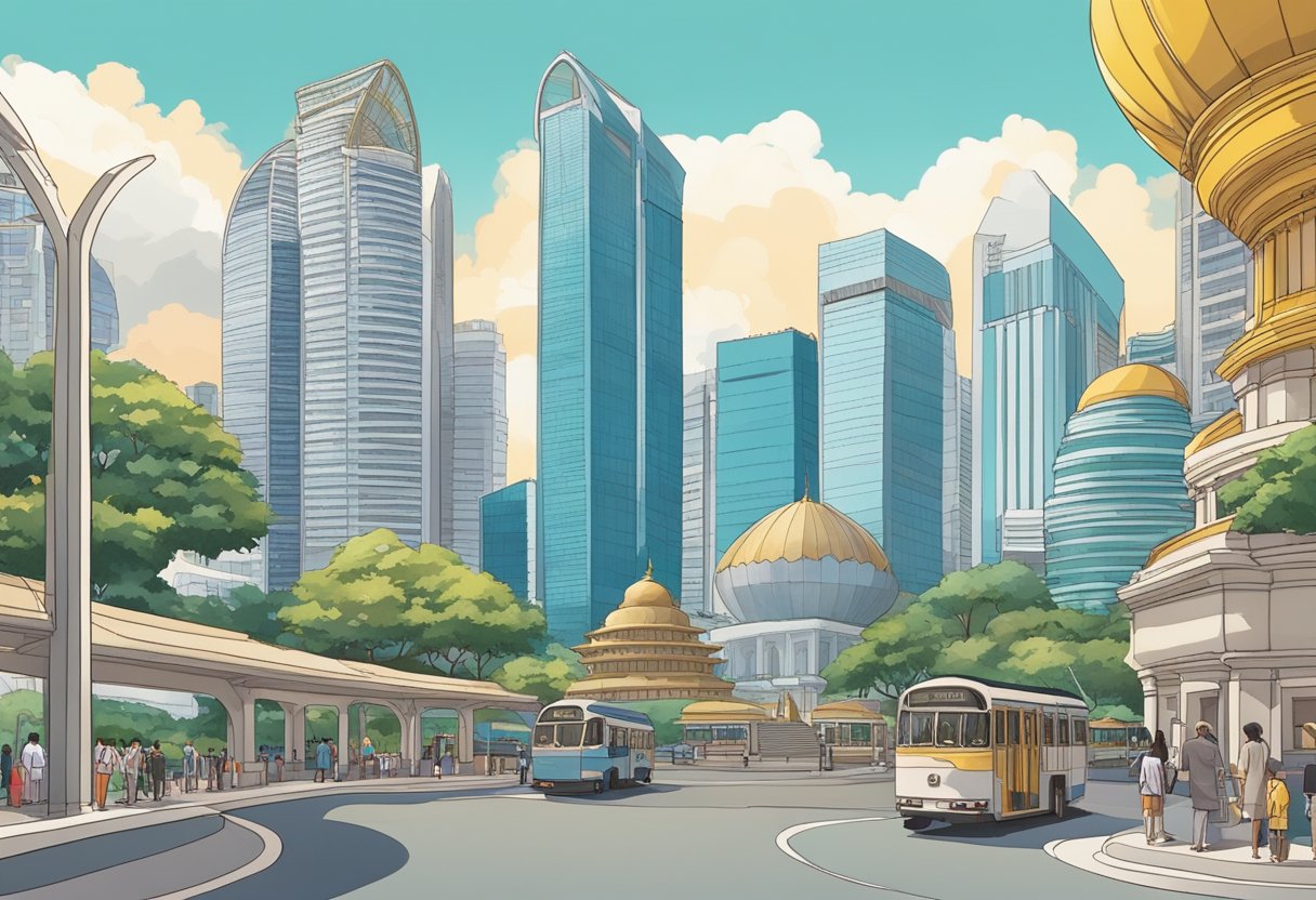 Singapore's diverse religious practices influence government policies and societal behavior. The city-state's iconic landmarks and religious institutions symbolize this unique cultural intersection