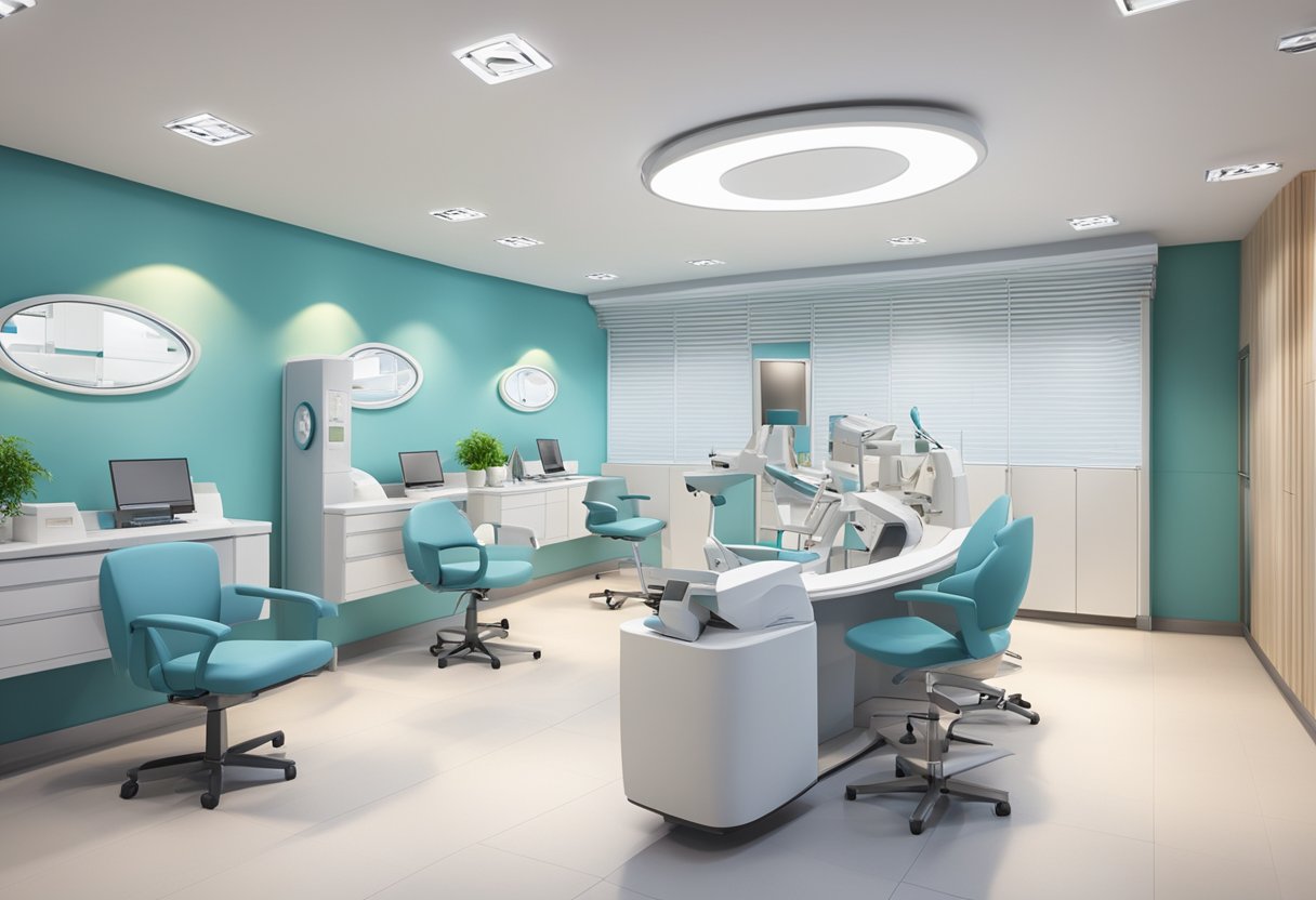 A bright, modern eye clinic in Singapore with state-of-the-art equipment and a professional, friendly staff