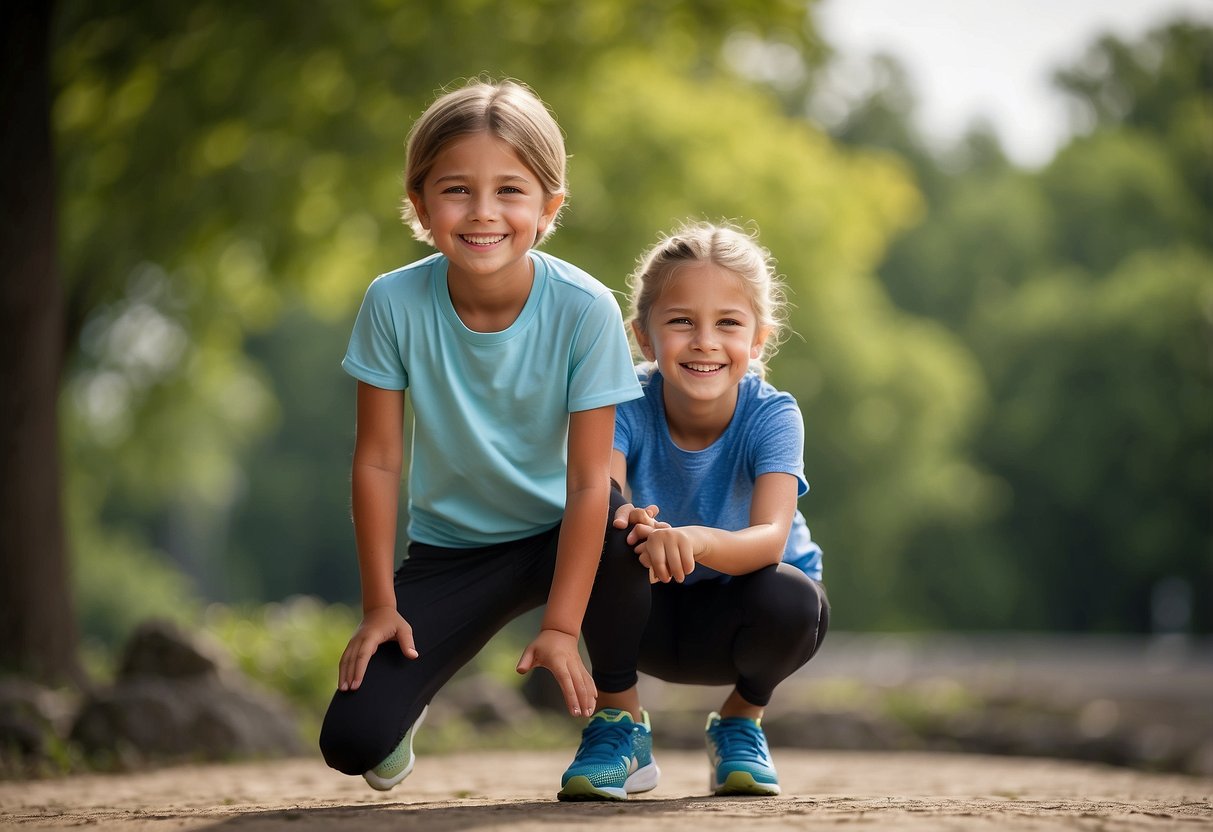 A 10-year-old can engage in physical activity, practice good hygiene, and express emotions in a healthy way