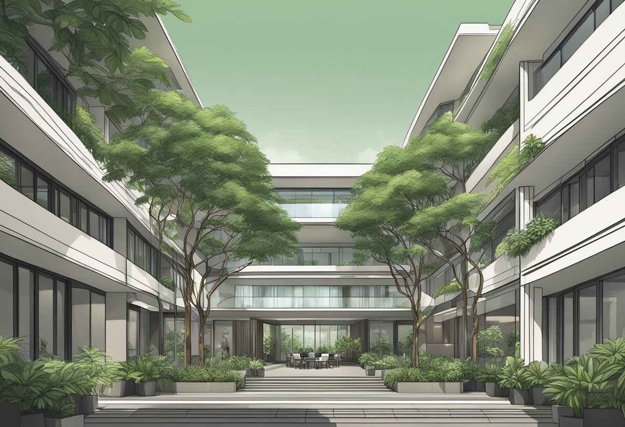 The Butternut Tree Hotel in Singapore, with its modern architecture and lush green surroundings, offers a luxurious and serene accommodation experience