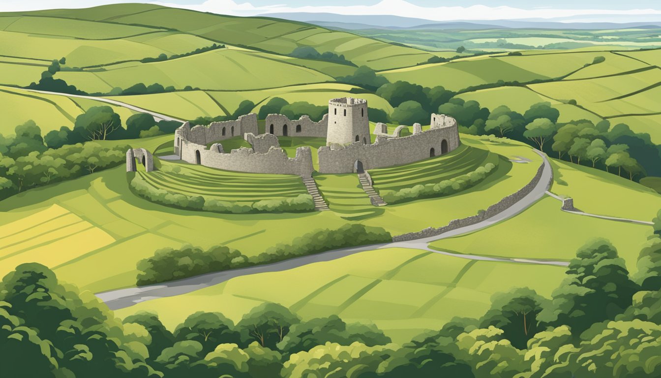 Ancient ruins stand proudly on the rolling hills of County Louth, telling the rich history of the region