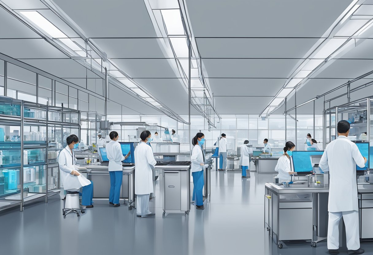 The Amgen Singapore facility hums with activity, as workers in lab coats move between state-of-the-art equipment, conducting experiments and analyzing data
