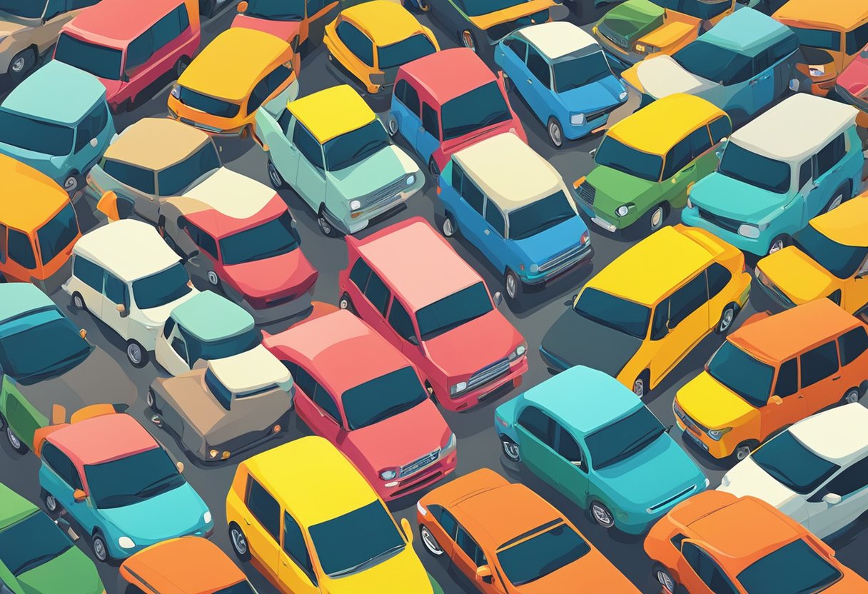Cars gridlocked on Singapore streets, horns blaring