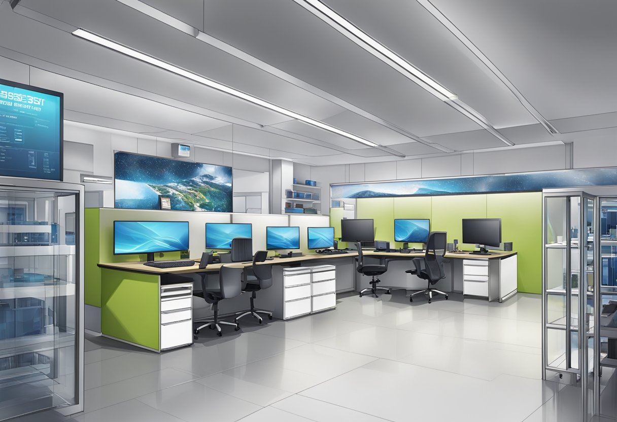 An ASUS service center in Singapore provides support and warranty services