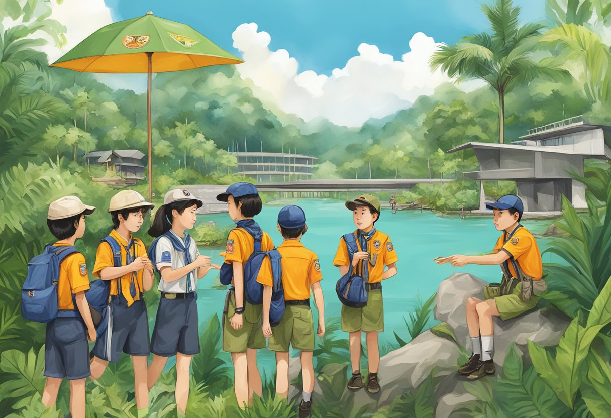Scouts in Singapore participate in various scouting programs and sections